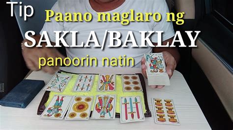 Tip Paano maglaro ng sakla/baklay .